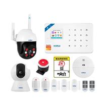 Sistema De Alarme Wi-fi Gsm Kerui W181 Tuya, Detector De Movimento Inteligente, Sensor De Porta, Sistema De Alarme Wi-fi Gsm Kerui W181 Tuya, Detector De Movimento Inteligente, Sensor De Porta,