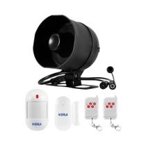 Sistema De Alarme WiFi De Alto Decibel 120dB Com Sensor De Porta Tuya, Sirene E Compatibilidade Com