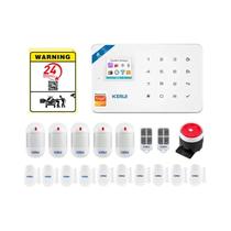 Sistema De Alarme WIFI GSM KERUI W181 Detector De Movimento Inteligente Sensor De Porta Câmera IP