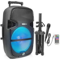 Sistema de alto-falantes Bluetooth PA portátil Pyle 1000W com 15"
