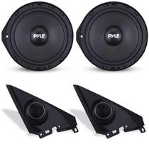 Sistema de alto-falantes coaxiais Pyle 6,5" 300W para mais de 2006 veículos