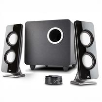 Sistema de alto-falantes Cyber Acoustics CA-3610 2.1 para PC ou Mac