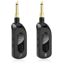 Sistema de áudio de guitarra sem fio KASHEVI M7 5,8 GHz com 4 canais Sistema de áudio de guitarra sem fio KASHEVI M7 5,8 GHz com 4 canais