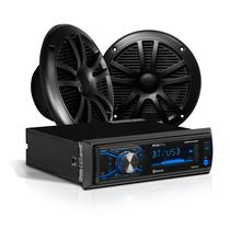 Sistema de Áudio Estéreo Marinho BOSS Marine MCBK634B.6 com Bluetooth