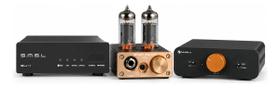 Sistema De Áudio Hifi Dac + Valvulado + Amp Classe D 360w Preto 360 W 127/220v Sistema De Áudio Hifi Dac + Valvulado + Amp Classe D 360w Preto 360 W 127/220v