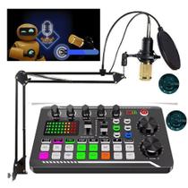 Sistema de Audio Para Live Podcast Geração de Conteudo Digital P/ Youtube TikTok e Mais