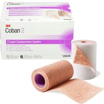 Sistema de bandagem de compressão 3M Coban 2 espuma/elástico de 2 camadas