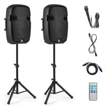 Sistema de Caixa de Som PA GOFLAME 15" 3000W Bluetooth USB SD