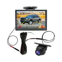 Sistema De Câmera De Ré HD De 5 Polegadas Para Carro, Caminhão, Minivan E SUV Com Espelho