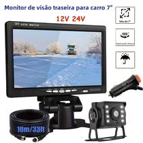 Sistema De Câmera De Ré HD De 7 Polegadas Para Caminhões E RVs, Instalação Simples, Cabo De 4 Pinos Sistema De Câmera De Ré HD De 7 Polegadas Para Caminhões E RVs, Instalação Simples, Cabo De 4 Pinos