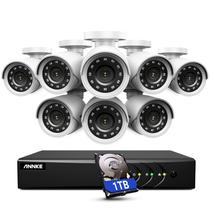 Sistema de câmera de segurança ANNKE 3K Lite 8CH DVR 1TB com 8x 1080p
