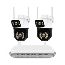 Sistema De Câmera Wifi Externa PTZ De 8CH Com Lente Dupla De 6MP, Rastreamento Automático E Áudio Sistema De Câmera Wifi Externa PTZ De 8CH Com Lente Dupla De 6MP, Rastreamento Automático E Áudio