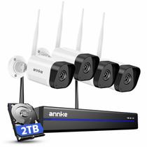 Sistema de Câmeras de Segurança ANNKE 16 Canais 4K 8MP HD de 2 TB com WiFi