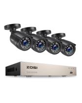 Sistema de Câmeras de Segurança ZOSI DVR 8CH 5MP-Lite com 4 Câmeras à Prova d'Água Sistema de Câmeras de Segurança ZOSI DVR 8CH 5MP-Lite com 4 Câmeras à Prova d'Água