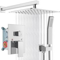 Sistema de chuveiro gotonovo Rainfall Rain Shower 30cm Chrome
