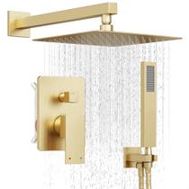 Sistema de chuveiro HoliSpa Gold com chuveiro de chuva de 25 cm e portátil Sistema de chuveiro HoliSpa Gold com chuveiro de chuva de 25 cm e portátil