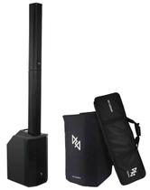 Sistema de coluna processado mak pro mk-ca600mx 1200w 600w rms