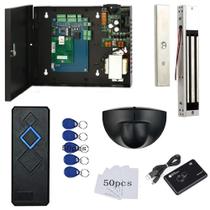 Sistema de controle de acesso MENGQI-CONTROL 1 porta com alarme de incêndio