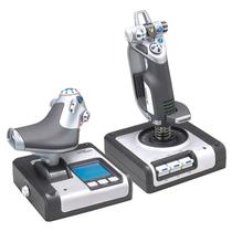 Sistema de controle de voo Logitech G X52 com 282 comandos Sistema de controle de voo Logitech G X52 com 282 comandos