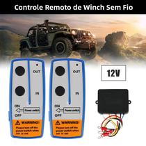Sistema De Controle Remoto Sem Fio 12V Para Guincho De Reboque, Compatível Com Jeep Ford F150 ATV Sistema De Controle Remoto Sem Fio 12V Para Guincho De Reboque, Compatível Com Jeep Ford F150 ATV