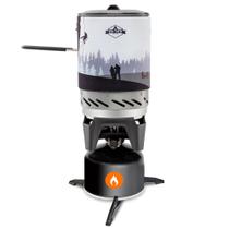 Sistema de cozinha: fogão a gás portátil HikeCrew com panela de 1L e acessórios