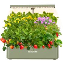 Sistema de Cultivo Hidropônico SUNCOZE com 12 Pods, Reservatório de 4 L e LED de 24 W Sistema de Cultivo Hidropônico SUNCOZE com 12 Pods, Reservatório de 4 L e LED de 24 W