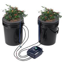 Sistema de cultivo hidropônico VEVOR DWC com Top Drip 5L 2 baldes