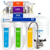Sistema de filtragem de água Express Water 10 Stage RO 100 GPD Sistema de filtragem de água Express Water 10 Stage RO 100 GPD