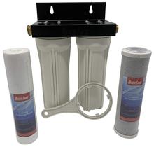 Sistema de filtro de água Beech Lane External RV Dual com 2 filtros