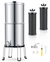 Sistema de filtro de água CO-Z Gravity Fed Stainless Steel 8.5L Sistema de filtro de água CO-Z Gravity Fed Stainless Steel 8.5L
