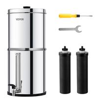 Sistema de filtro de água VEVOR Gravity-fed 2.25L em aço inoxidável Sistema de filtro de água VEVOR Gravity-fed 2.25L em aço inoxidável