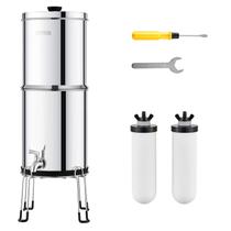 Sistema de filtro de água VEVOR Gravity-fed 8.5L em aço inoxidável Sistema de filtro de água VEVOR Gravity-fed 8.5L em aço inoxidável