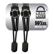 Sistema de fixação de cadarços Lock Laces Black Sistema de fixação de cadarços Lock Laces Black