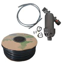 Sistema de Gotejamento 16mm PN30 100m montagem rápida, controle preciso da irrigação