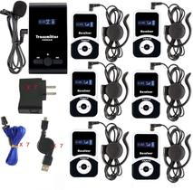 Sistema de guia turístico sem fio EXMAX ATG-100T 195MHz (1T/6R)