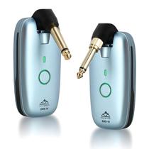 Sistema de guitarra sem fio EASTROCK Digital UHF 100ft Range Blue