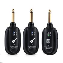 Sistema de guitarra sem fio INGPARTNER UHF 2 modos de alcance de 100m