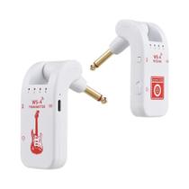 Sistema De Guitarra Sem Fio Recarregável 2.4G Conjunto De Transmissor E Receptor Para Guitarra