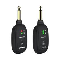 Sistema De Guitarra Sem Fio Recarregável LEKATO Transmissor Receptor WS-70 70 Canais 40M Áudio