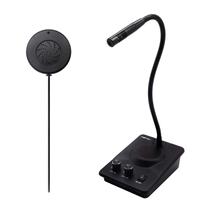 Sistema de intercomunicação com alto-falante de janela CallToU e interfone de balcão para banco, hospital, escritório, loja de ônibus, bilheteria, bilheteria