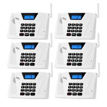 Sistema de intercomunicação doméstico SANZUCO 2024 Wireless 5300 pés, pacote com 6 Sistema de intercomunicação doméstico SANZUCO 2024 Wireless 5300 pés, pacote com 6