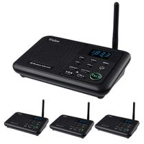 Sistema de intercomunicação sem fio Wuloo 1 Mile Range 22 canais (4St)