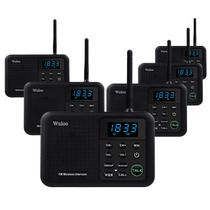 Sistema de intercomunicação sem fio Wuloo 1 Mile Range 22 canais (6 unidades)