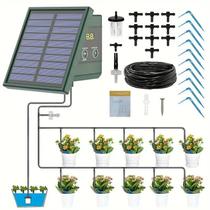 Sistema De Irrigação Automática Por Gotejamento Solar Para Canteiros Elevados, Estufas, Jardins De Sistema De Irrigação Automática Por Gotejamento Solar Para Canteiros Elevados, Estufas, Jardins De