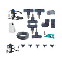 Sistema De Irrigação Automático Com Bico De Pulverização Ajustável, Bomba De 60W, Mangueira De 25-5M