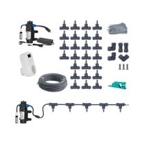 Sistema De Irrigação Automático Com Bico De Pulverização Ajustável, Bomba De 60W, Mangueira De 25-5M