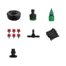 Sistema De Irrigação Micro Gotejamento Portátil De 20M Com Gotejadores Ajustáveis Kit De Irrigação