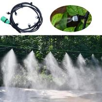 Sistema De Irrigação Para Jardim De 10 Metros Com 10 Bicos De Pulverização Para Resfriamento E Sistema De Irrigação Para Jardim De 10 Metros Com 10 Bicos De Pulverização Para Resfriamento E