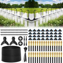 Sistema de irrigação por gotejamento Bluepro 61 m 32 bicos de cobre Sistema de irrigação por gotejamento Bluepro 61 m 32 bicos de cobre
