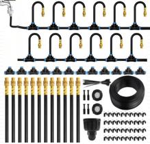 Sistema de irrigação por gotejamento MIXC 15 m, kit com 12 bicos de cobre